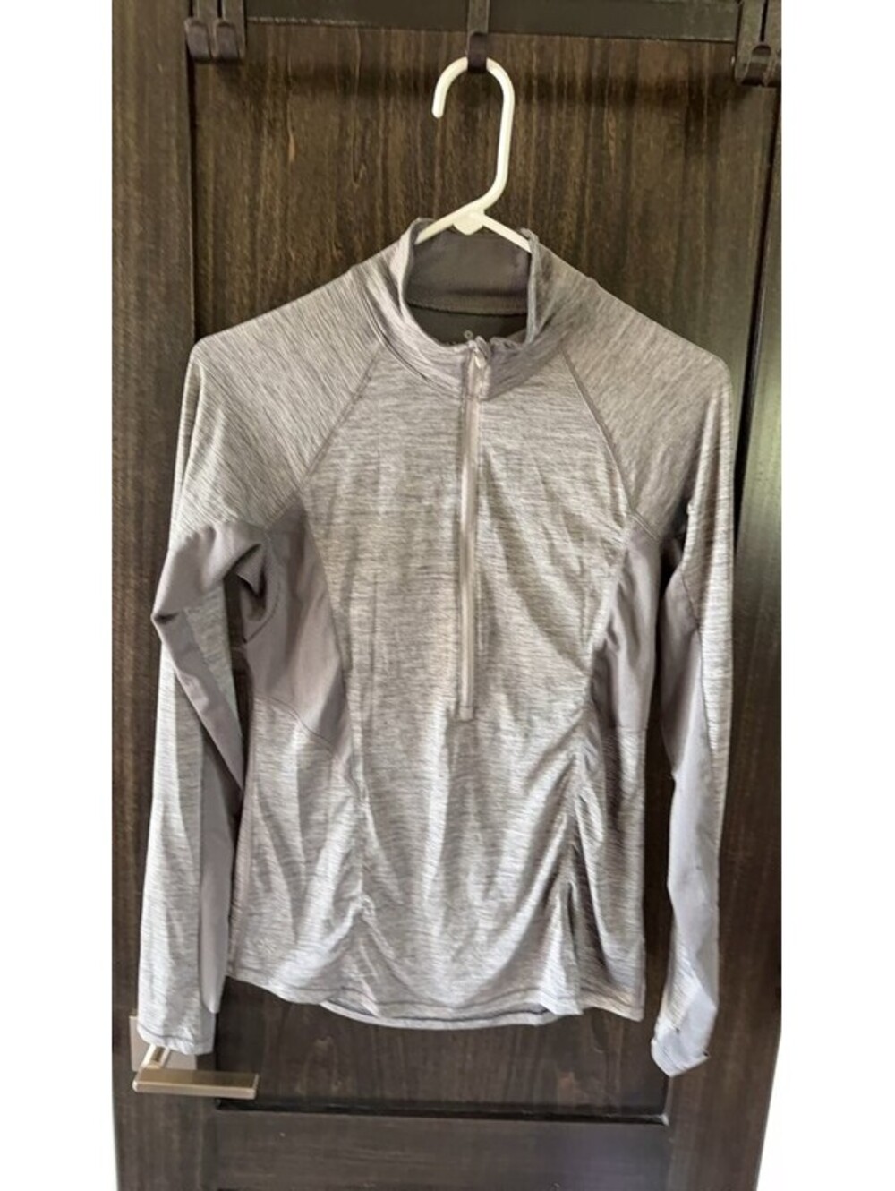 Athleta Women's Gray Half-Zip Pullover #0041